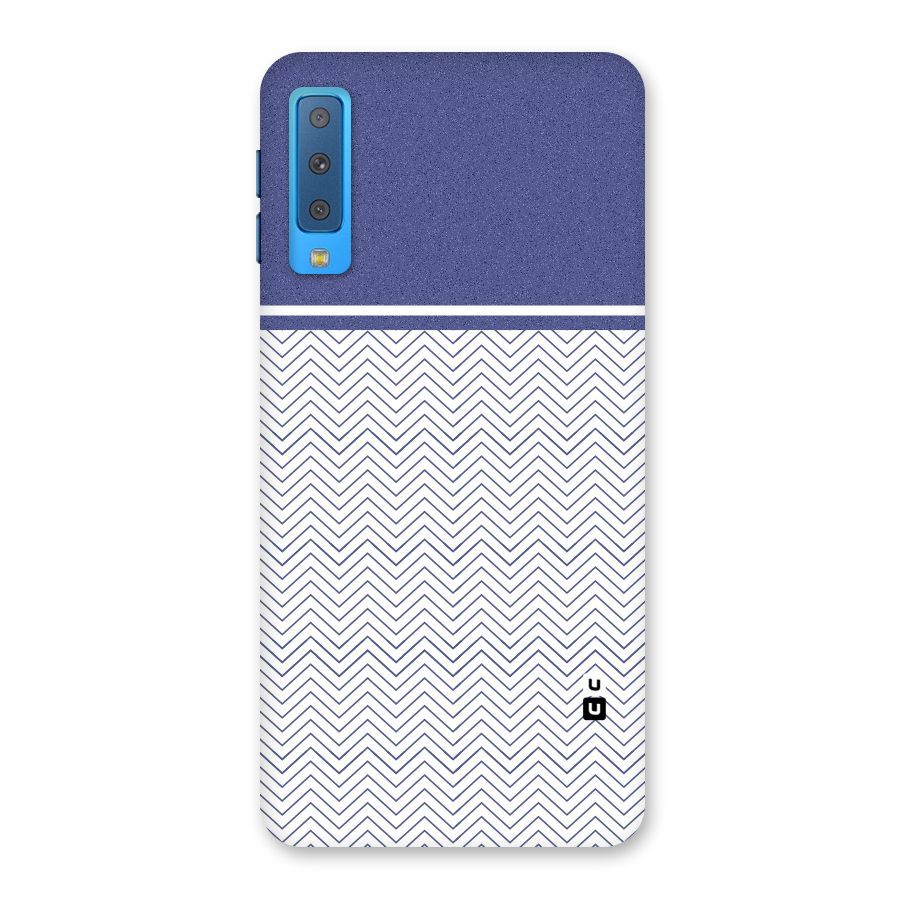 Melange Striped Pattern Back Case for Galaxy A7 (2018)