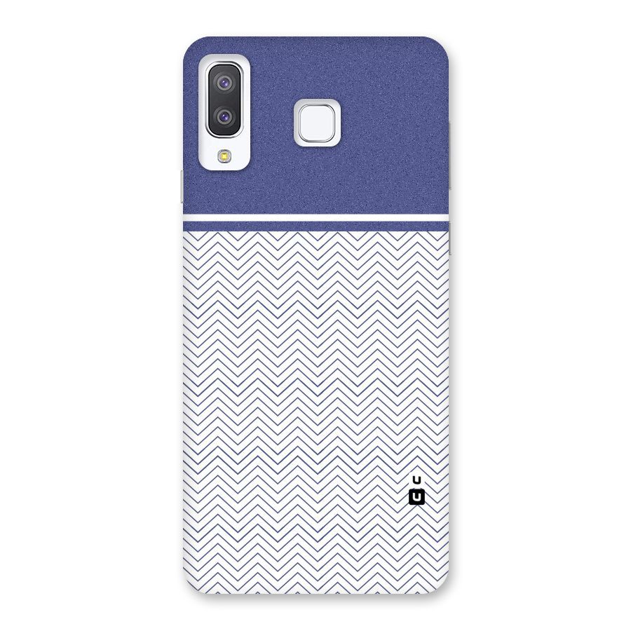 Melange Striped Pattern Back Case for Galaxy A8 Star