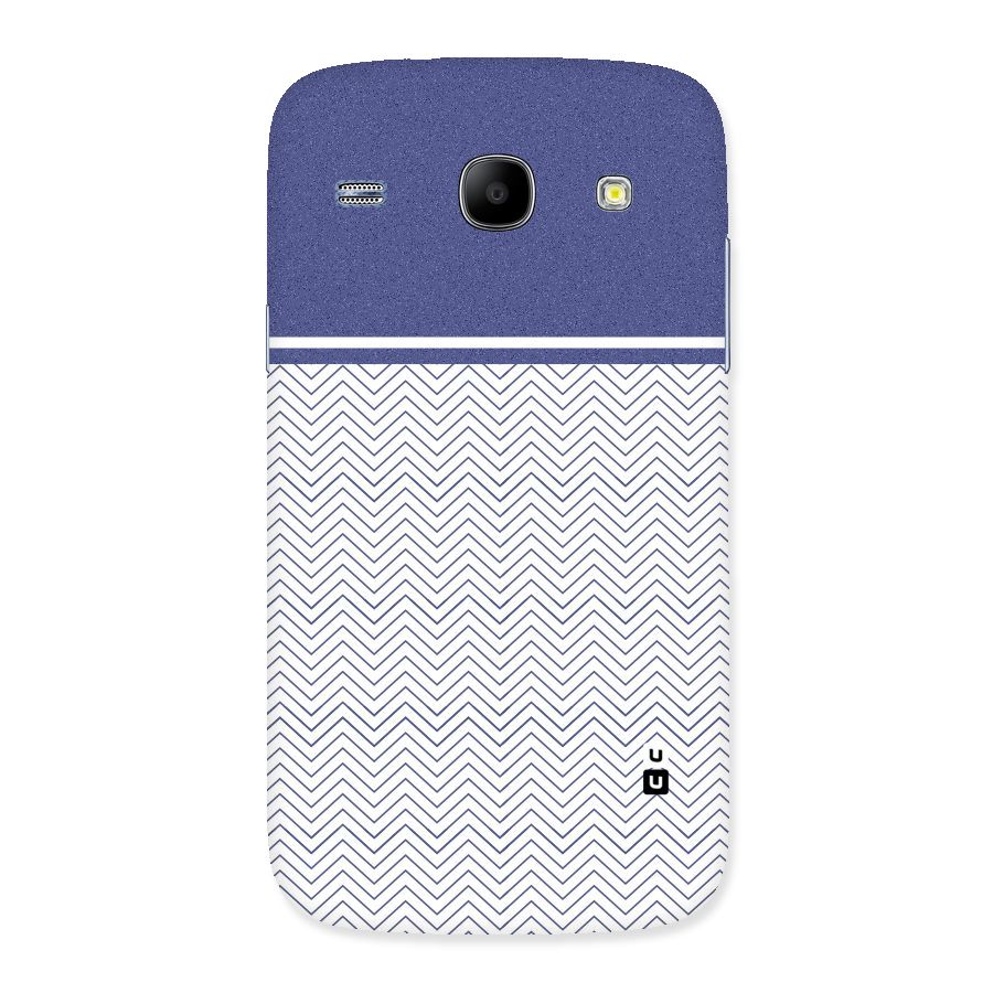 Melange Striped Pattern Back Case for Galaxy Core