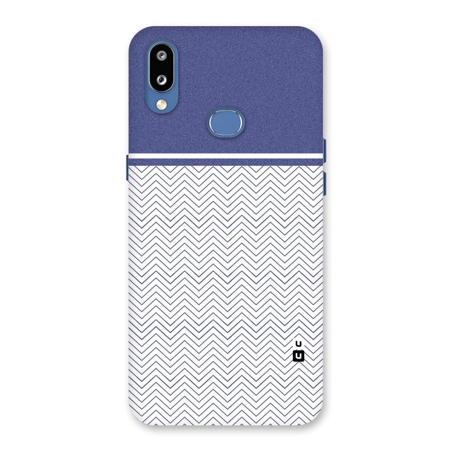 Melange Striped Pattern Back Case for Galaxy M01s