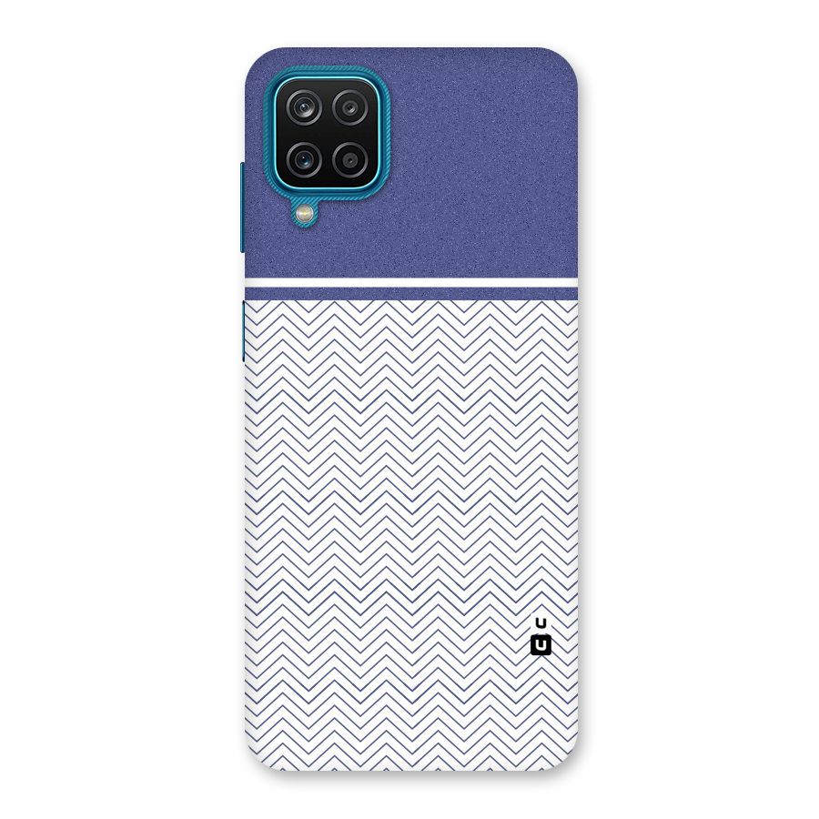 Melange Striped Pattern Back Case for Galaxy M12