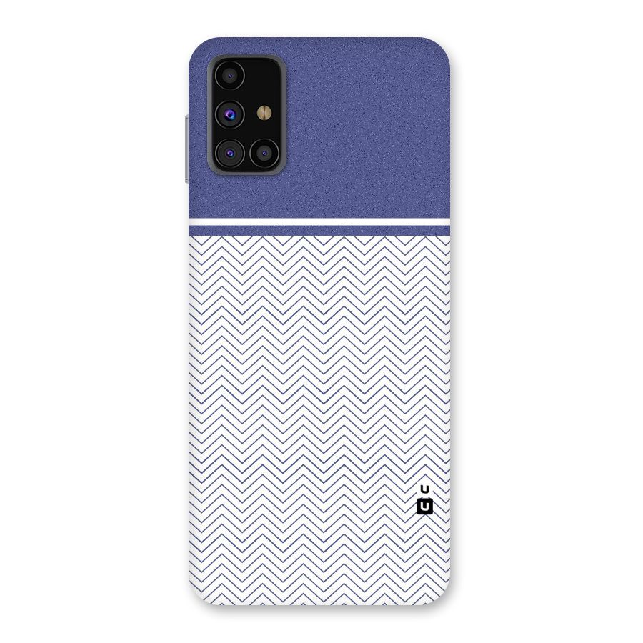 Melange Striped Pattern Back Case for Galaxy M31s