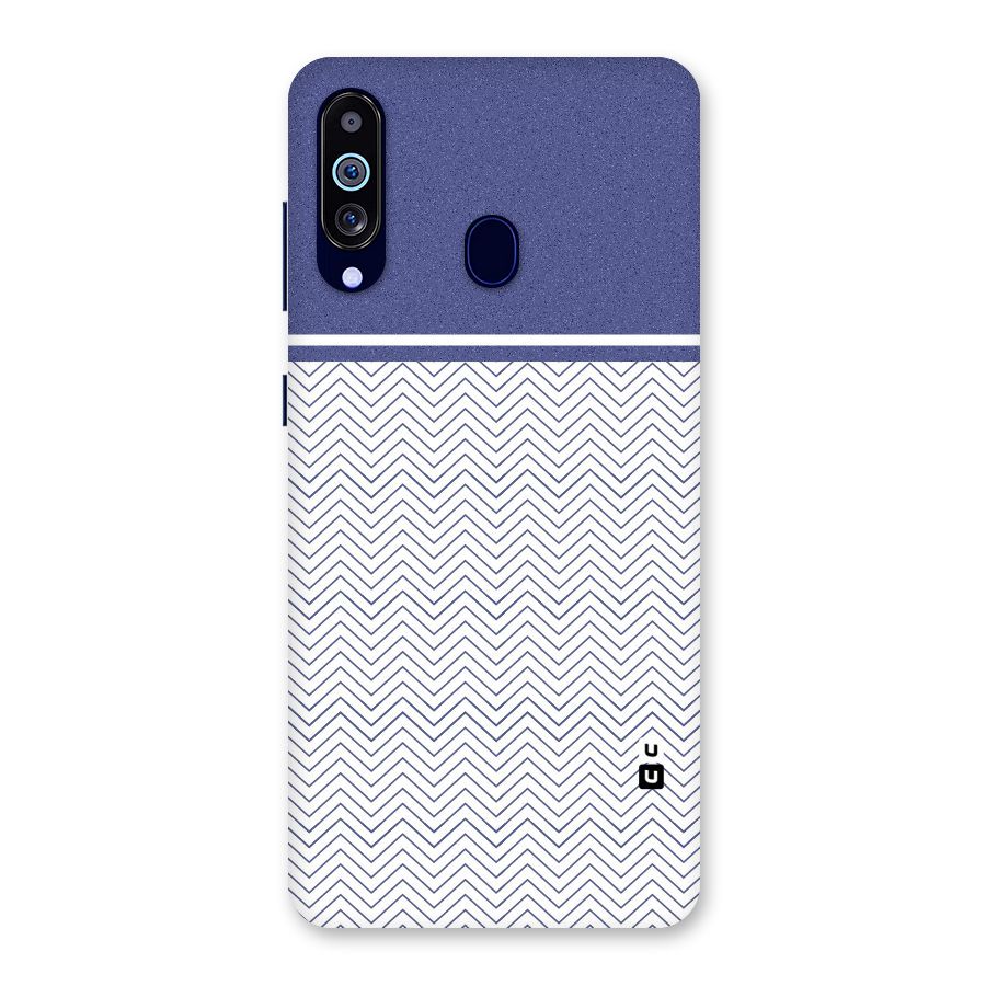 Melange Striped Pattern Back Case for Galaxy M40