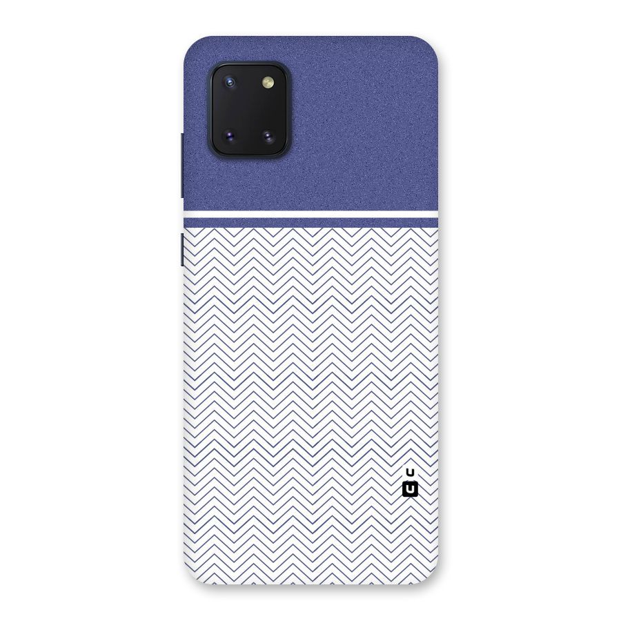 Melange Striped Pattern Back Case for Galaxy Note 10 Lite