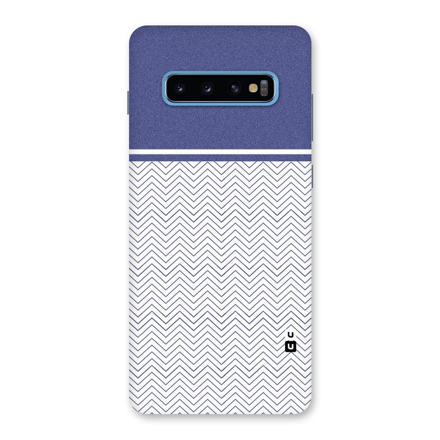 Melange Striped Pattern Back Case for Galaxy S10 Plus