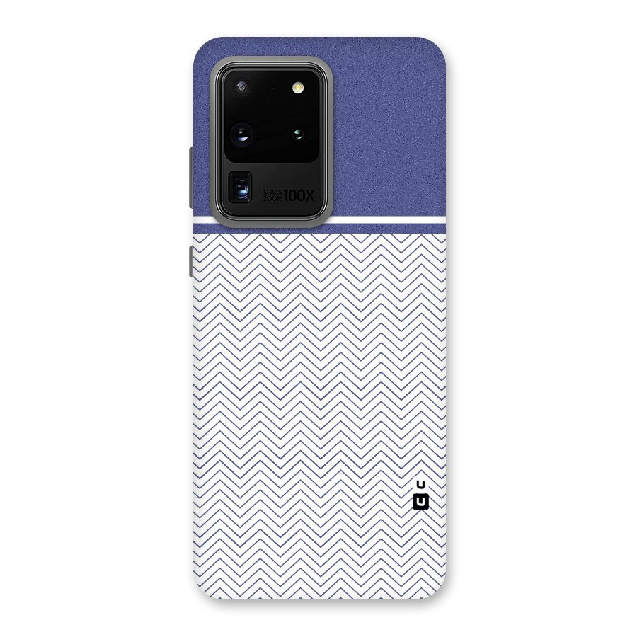 Melange Striped Pattern Back Case for Galaxy S20 Ultra