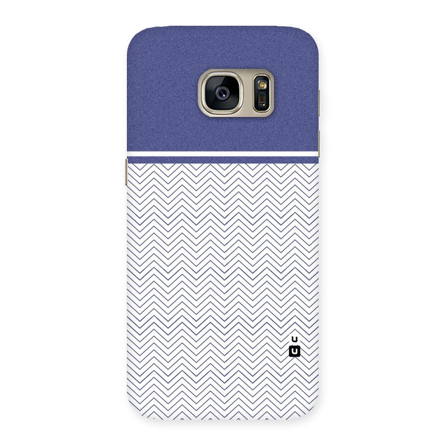 Melange Striped Pattern Back Case for Galaxy S7