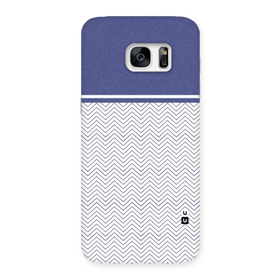 Melange Striped Pattern Back Case for Galaxy S7 Edge