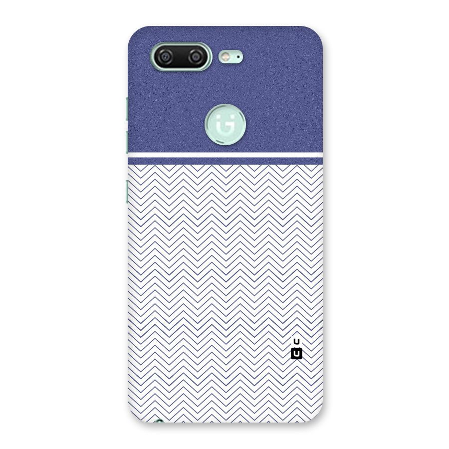Melange Striped Pattern Back Case for Gionee S10