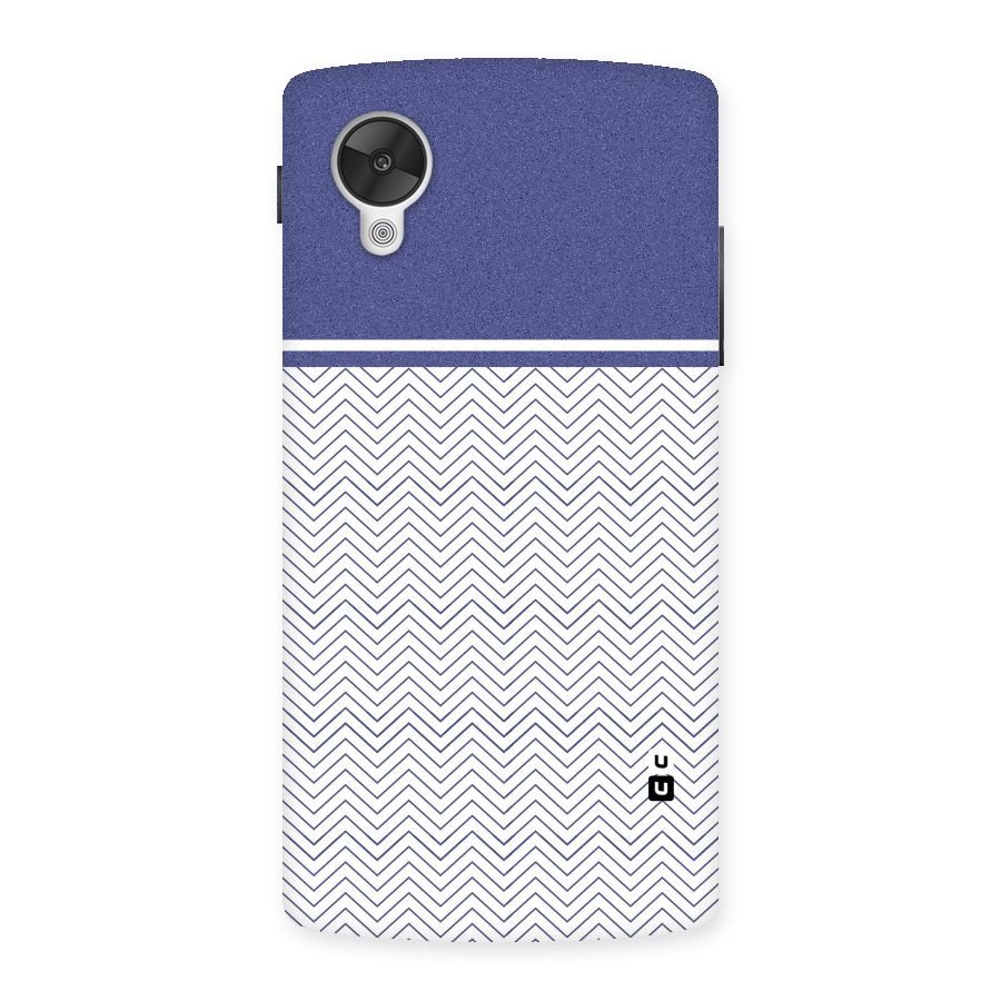 Melange Striped Pattern Back Case for Google Nexsus 5