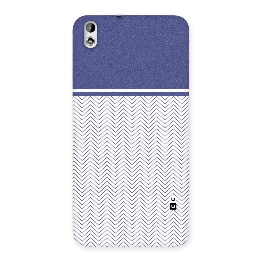 Melange Striped Pattern Back Case for HTC Desire 816g