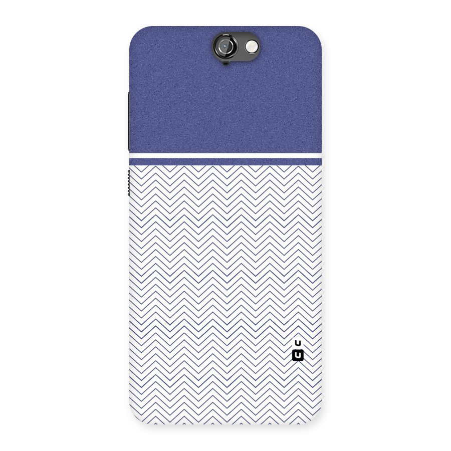 Melange Striped Pattern Back Case for HTC One A9