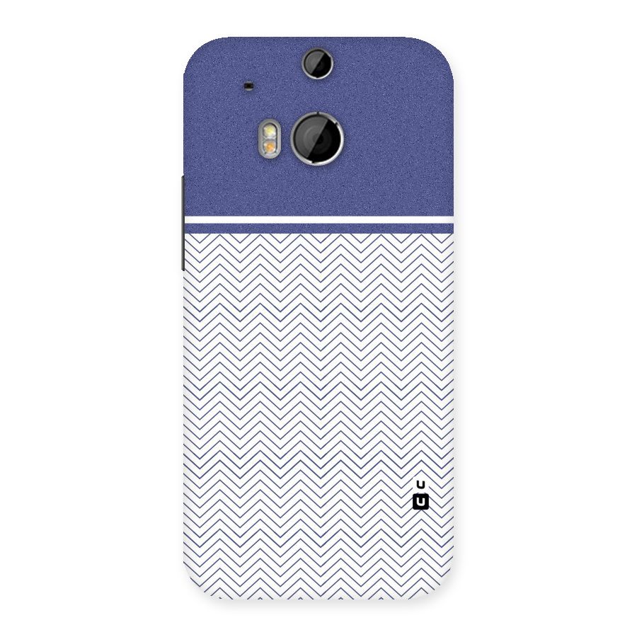 Melange Striped Pattern Back Case for HTC One M8
