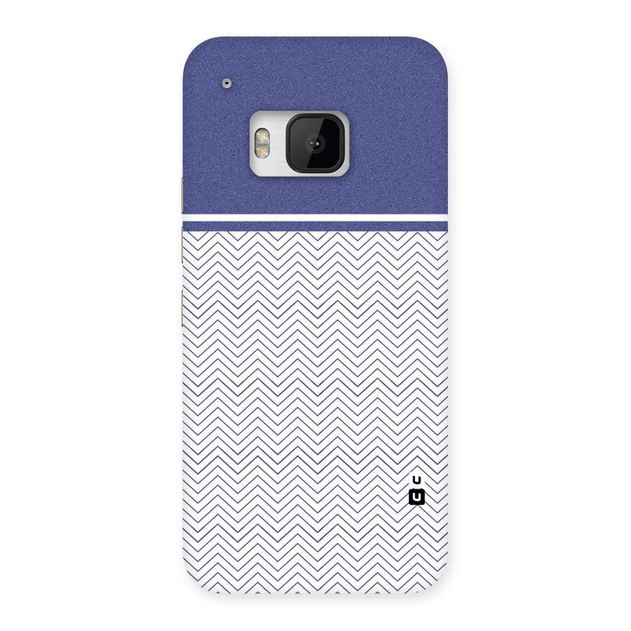 Melange Striped Pattern Back Case for HTC One M9