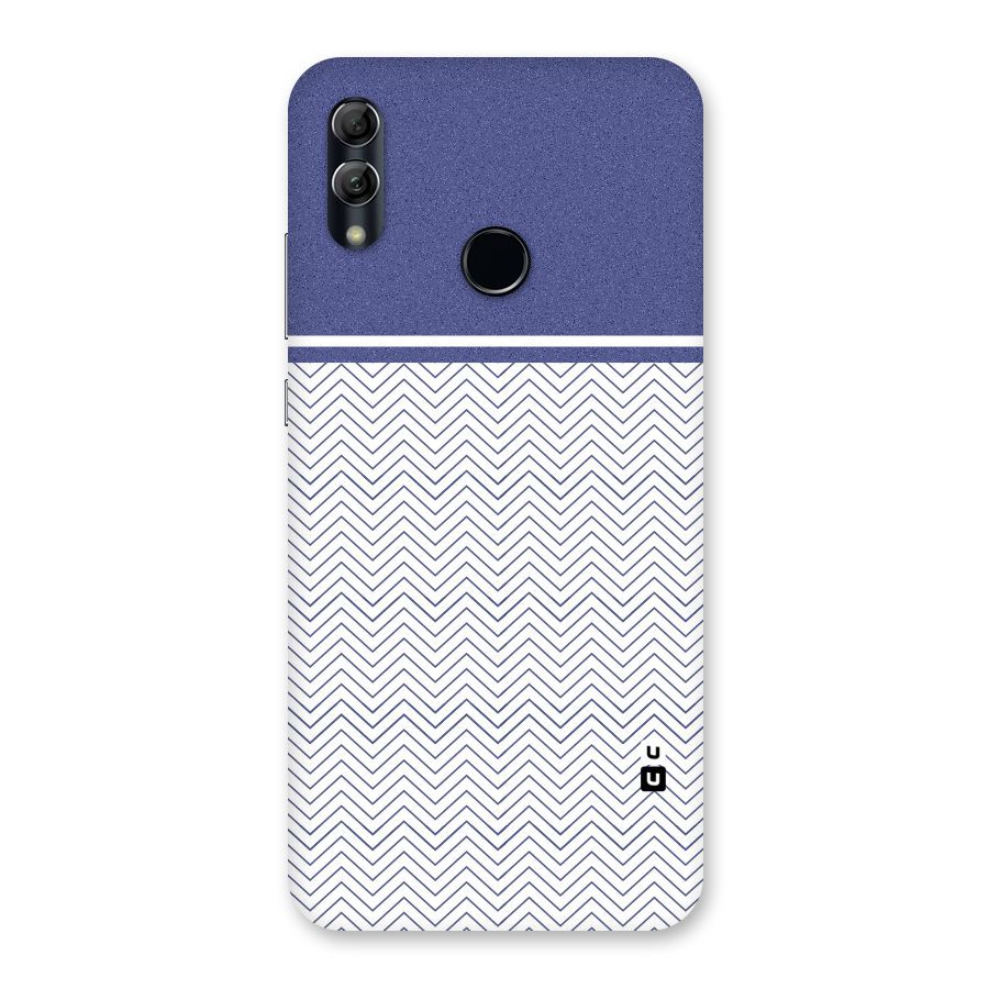 Melange Striped Pattern Back Case for Honor 10 Lite
