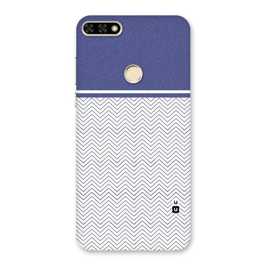 Melange Striped Pattern Back Case for Honor 7A