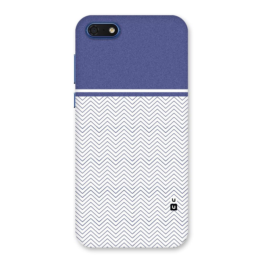 Melange Striped Pattern Back Case for Honor 7s