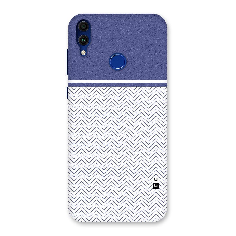 Melange Striped Pattern Back Case for Honor 8C
