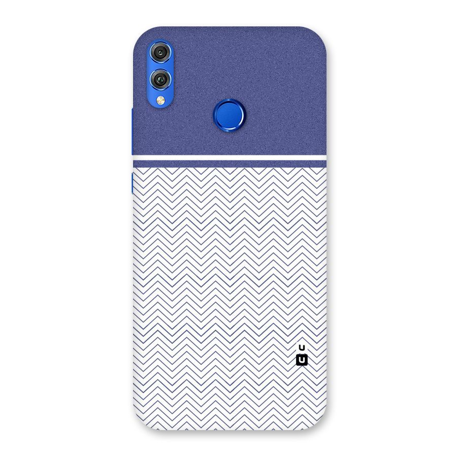 Melange Striped Pattern Back Case for Honor 8X