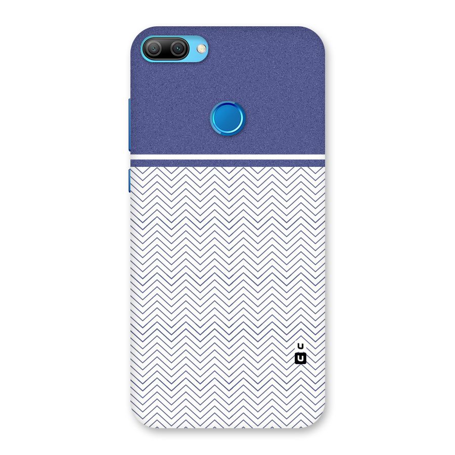 Melange Striped Pattern Back Case for Honor 9N