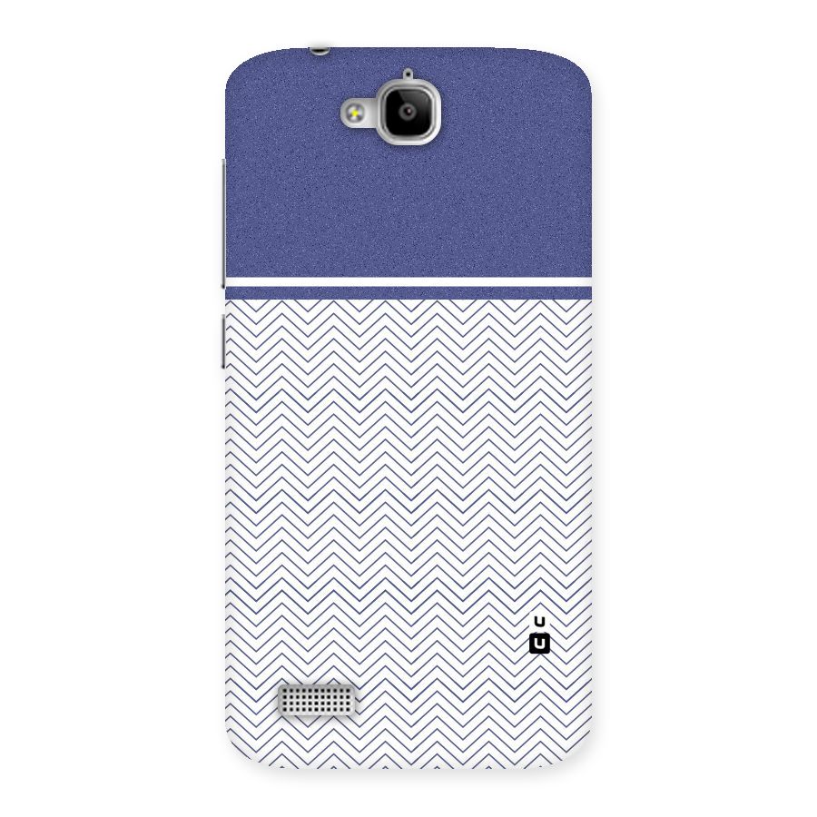 Melange Striped Pattern Back Case for Honor Holly