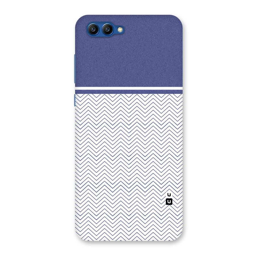 Melange Striped Pattern Back Case for Honor View 10