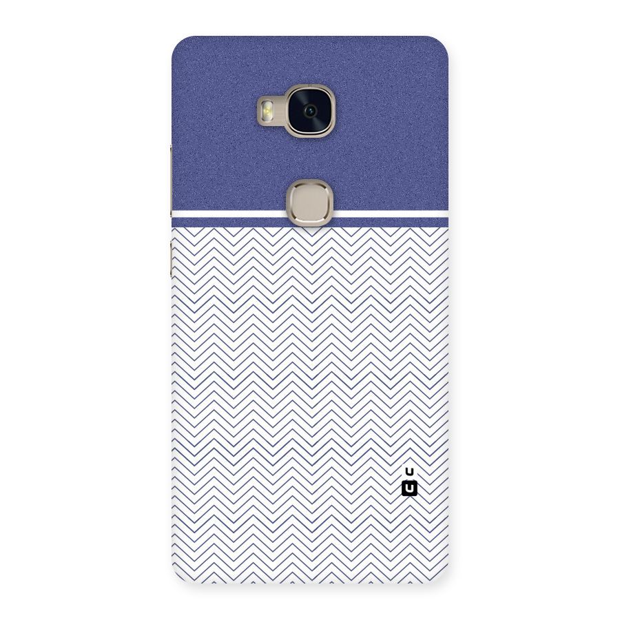 Melange Striped Pattern Back Case for Huawei Honor 5X