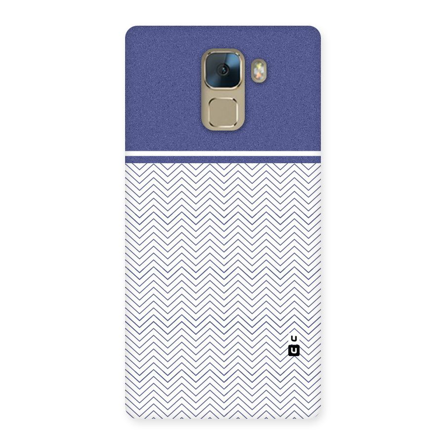 Melange Striped Pattern Back Case for Huawei Honor 7