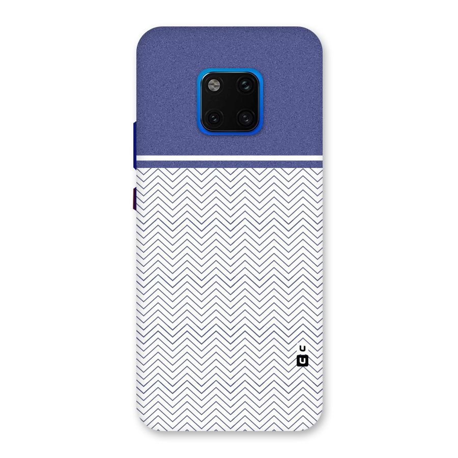 Melange Striped Pattern Back Case for Huawei Mate 20 Pro