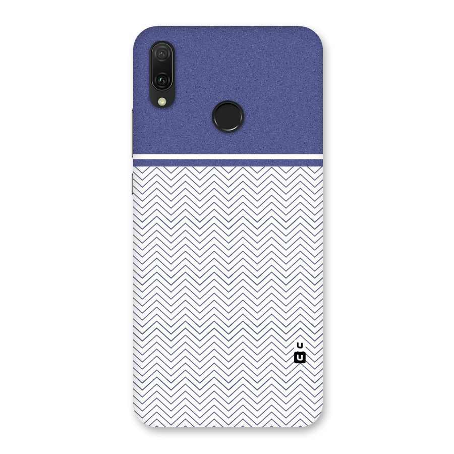 Melange Striped Pattern Back Case for Huawei Y9 (2019)