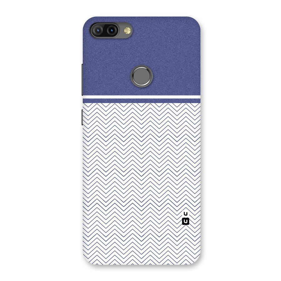 Melange Striped Pattern Back Case for Infinix Hot 6 Pro