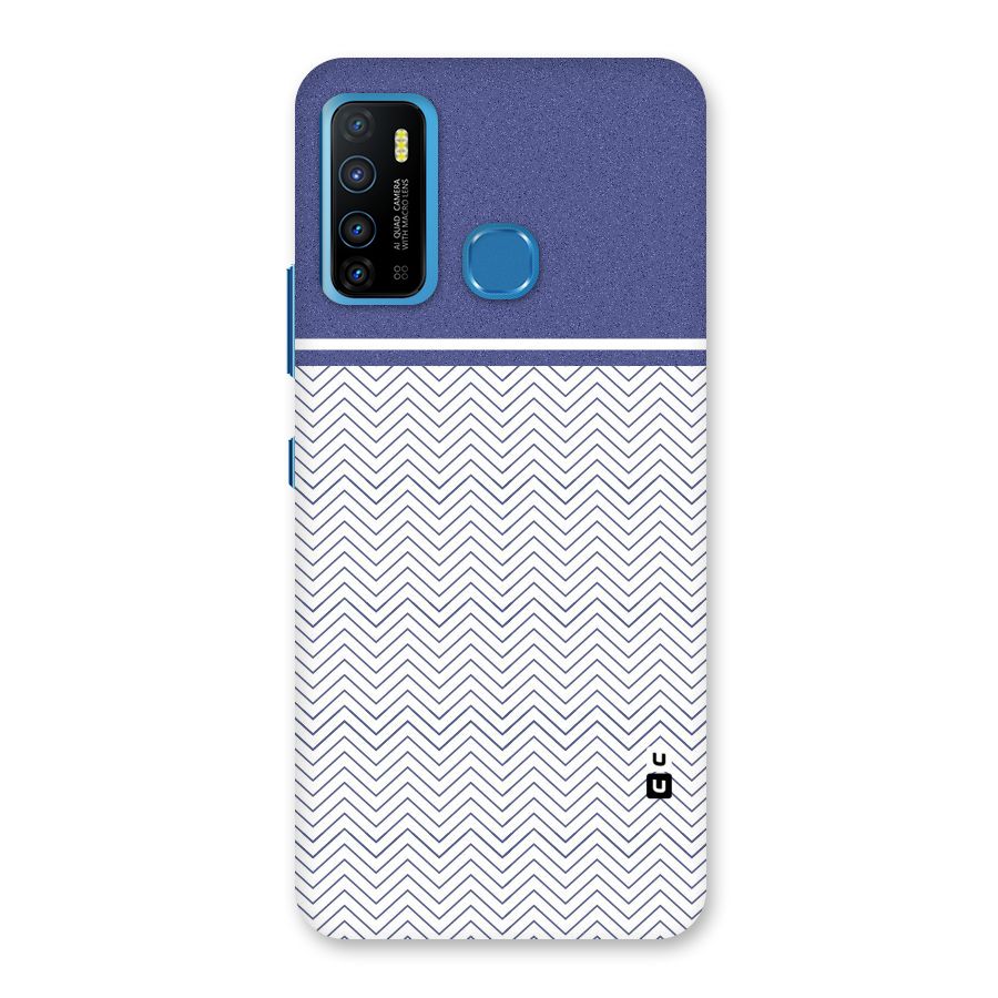 Melange Striped Pattern Back Case for Infinix Hot 9