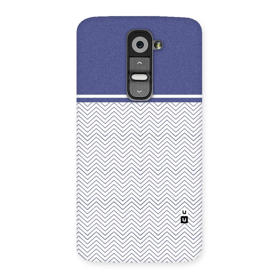 Melange Striped Pattern Back Case for LG G2