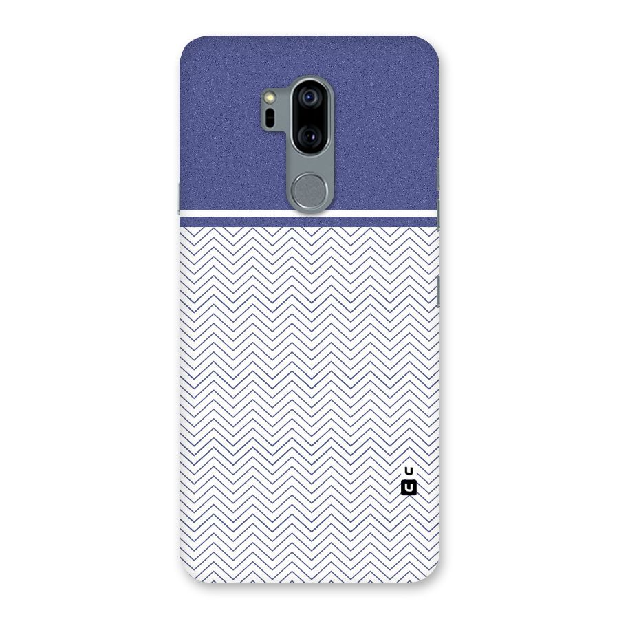 Melange Striped Pattern Back Case for LG G7