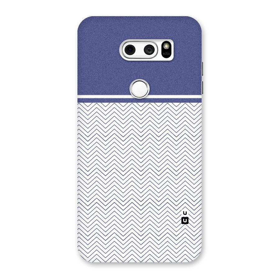 Melange Striped Pattern Back Case for LG V30