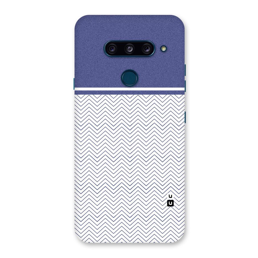 Melange Striped Pattern Back Case for LG  V40 ThinQ