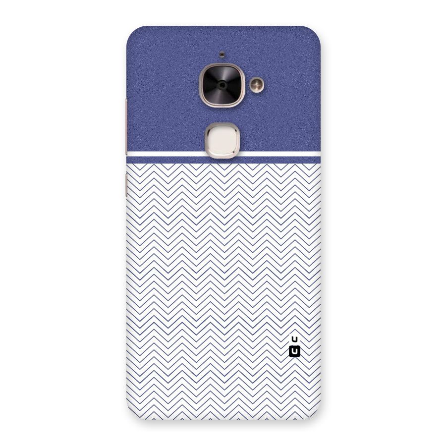 Melange Striped Pattern Back Case for Le 2