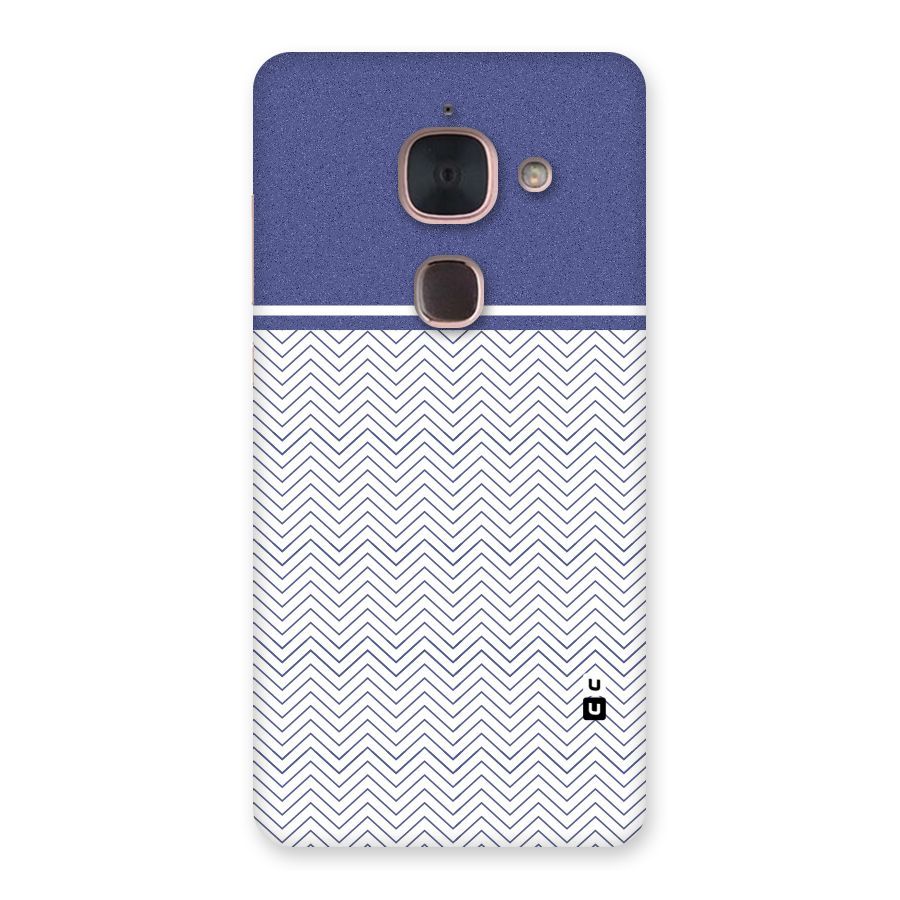 Melange Striped Pattern Back Case for Le Max 2
