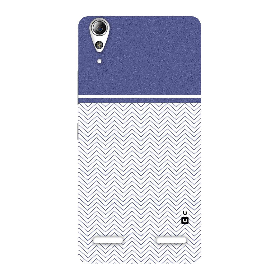 Melange Striped Pattern Back Case for Lenovo A6000 Plus