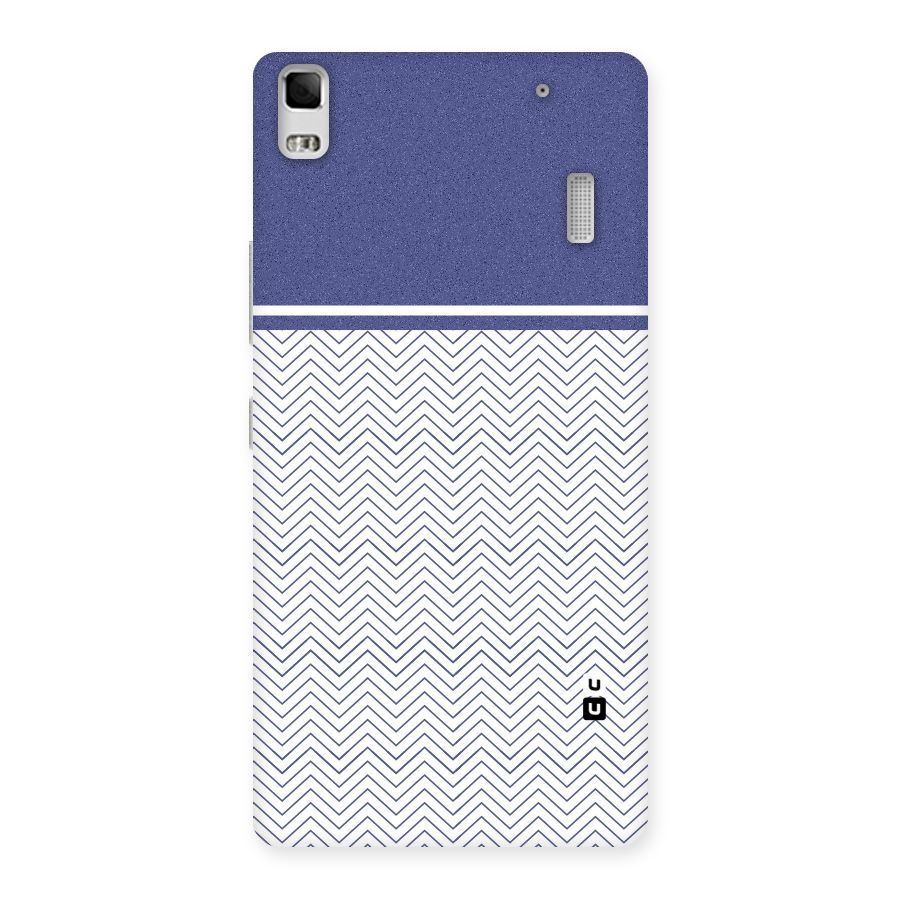 Melange Striped Pattern Back Case for Lenovo A7000