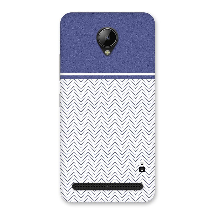 Melange Striped Pattern Back Case for Lenovo C2