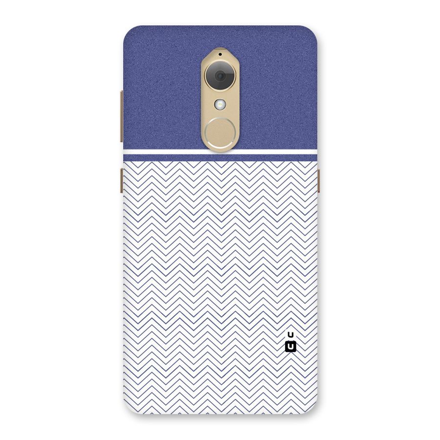 Melange Striped Pattern Back Case for Lenovo K8