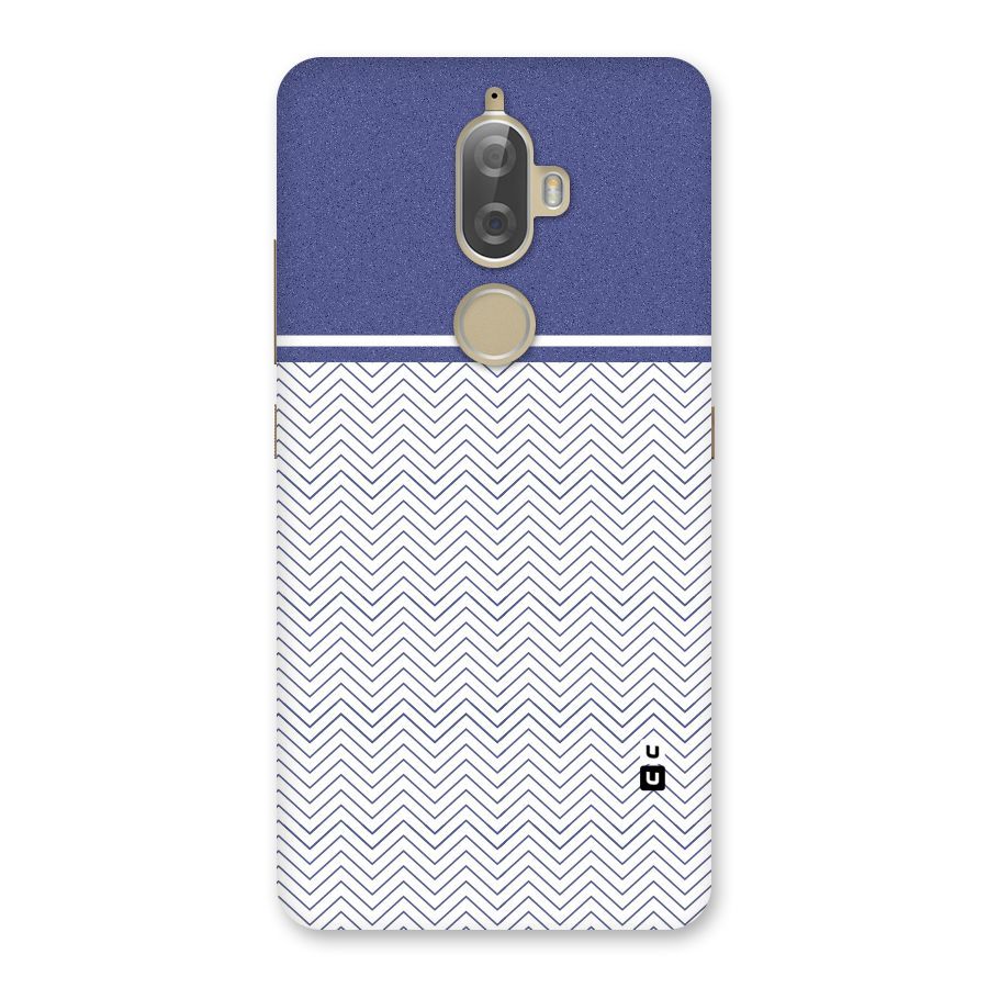 Melange Striped Pattern Back Case for Lenovo K8 Plus