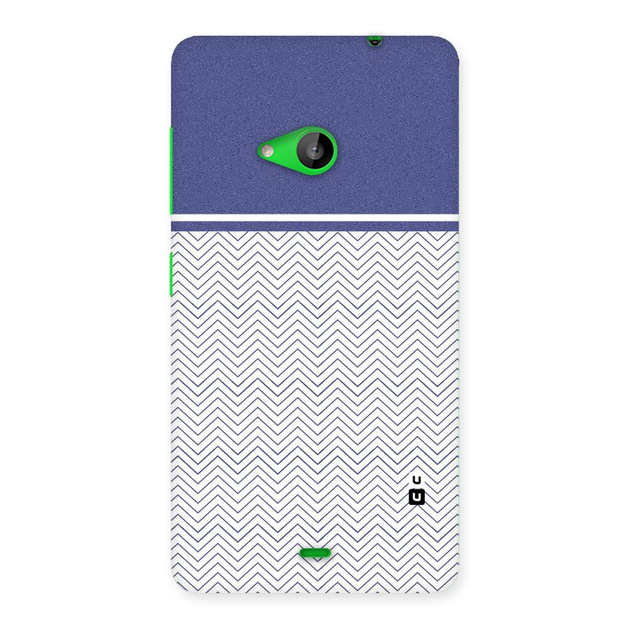 Melange Striped Pattern Back Case for Lumia 535