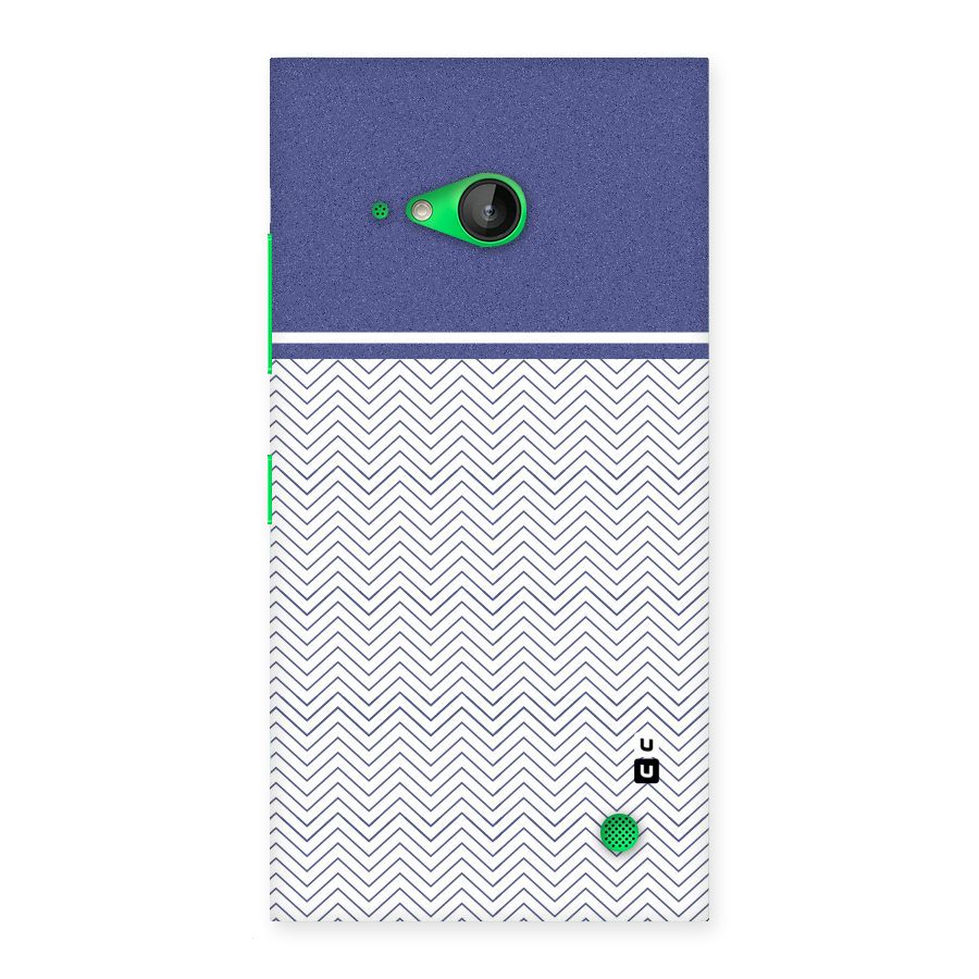 Melange Striped Pattern Back Case for Lumia 730
