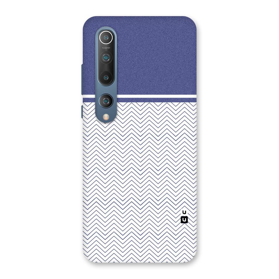 Melange Striped Pattern Back Case for Mi 10