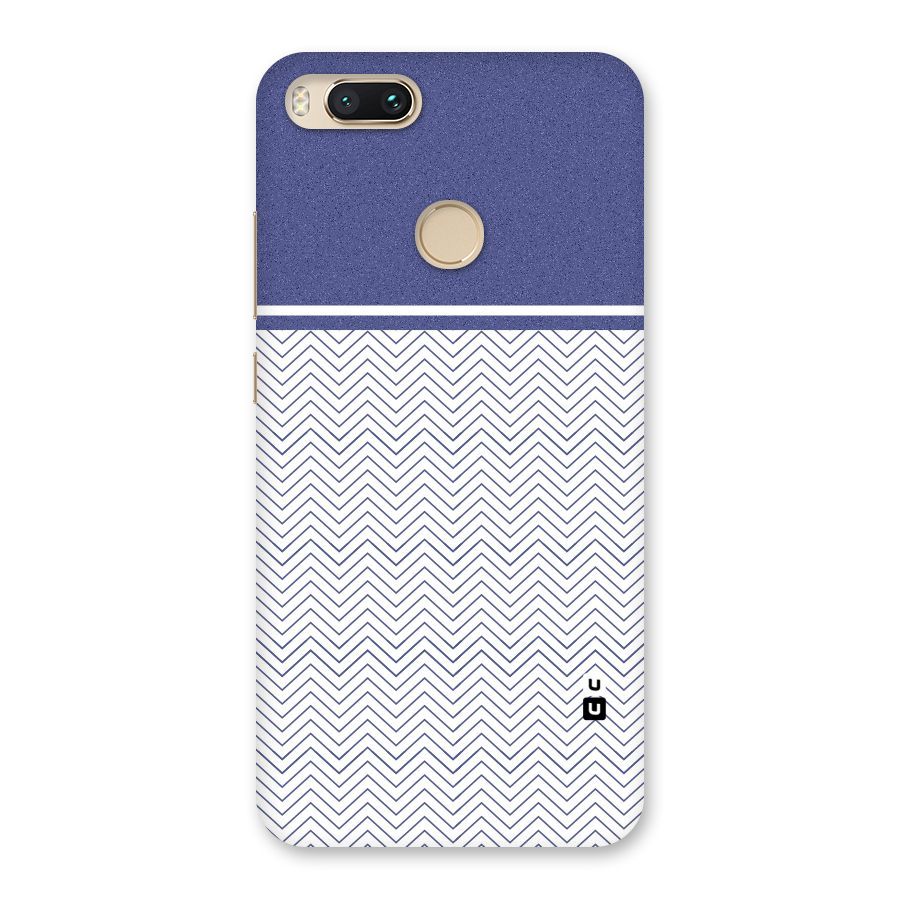 Melange Striped Pattern Back Case for Mi A1