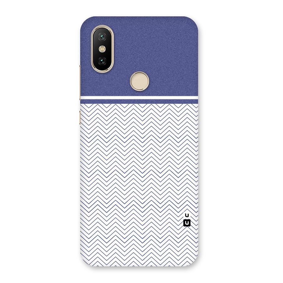 Melange Striped Pattern Back Case for Mi A2