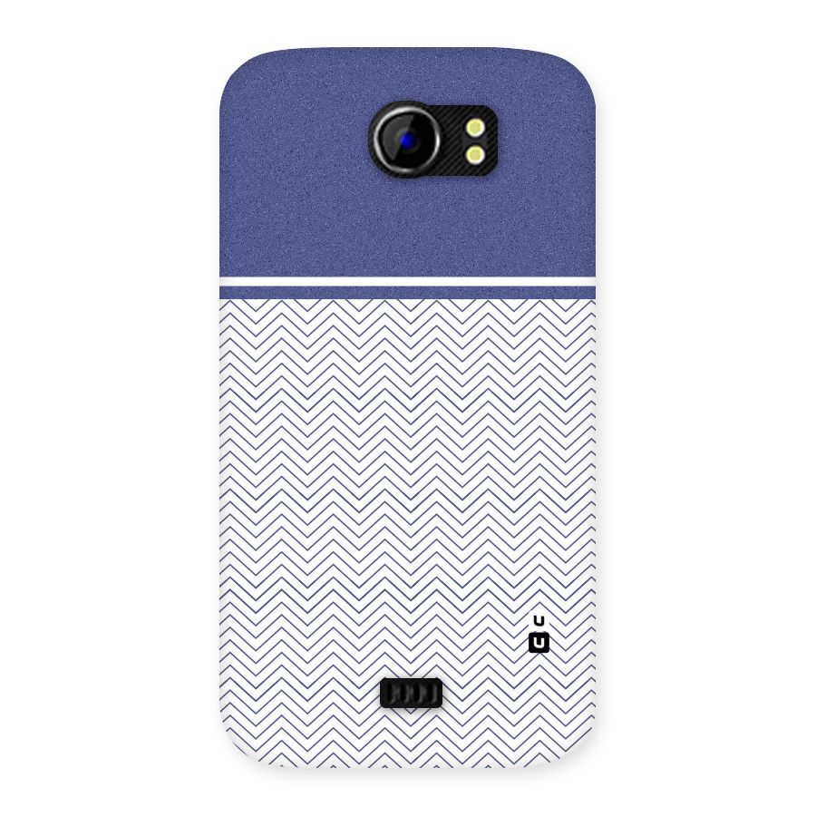 Melange Striped Pattern Back Case for Micromax Canvas 2 A110