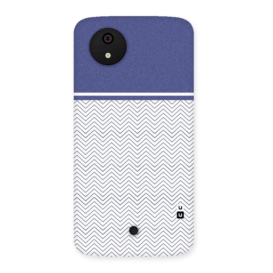Melange Striped Pattern Back Case for Micromax Canvas A1